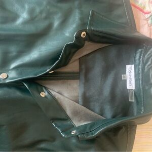 Calvin Klein Women's Green Shirt/Jacket